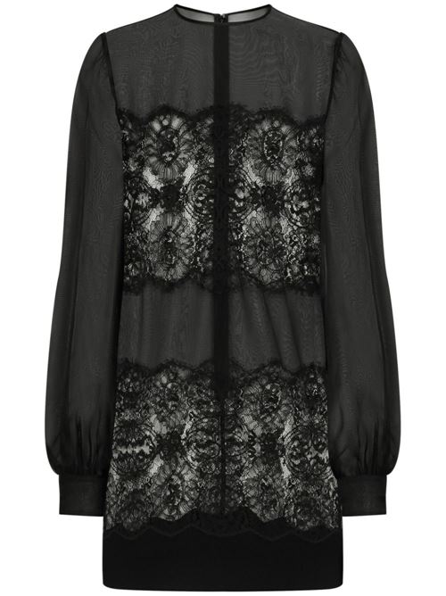 Black silk dress DOLCE&GABBANA | F6JNETFU1BUN0000